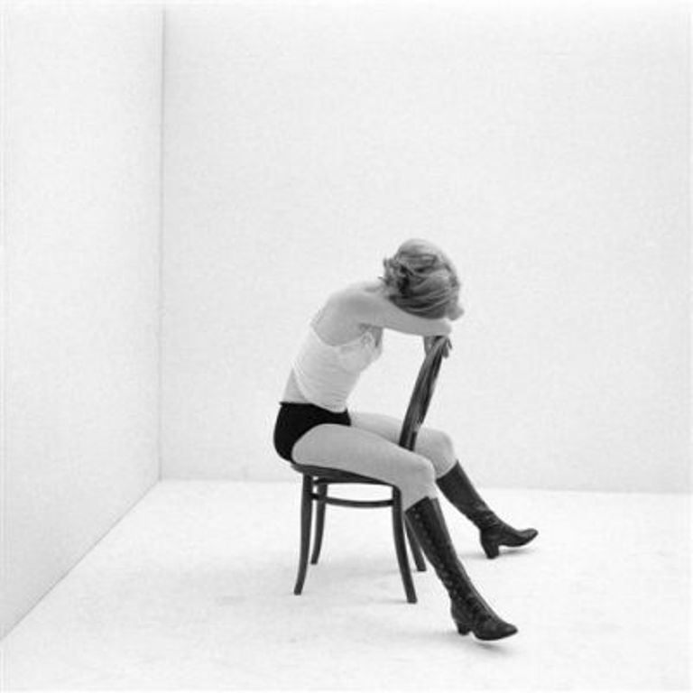 Karin, 1965. Fotografa en Blanco y Negro.